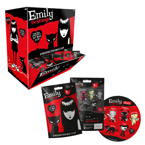Emily the Strange Clips - 2.5in CDU – Khadou uk Emily the Strange Clips - 2.5in CDU – Khadou uk