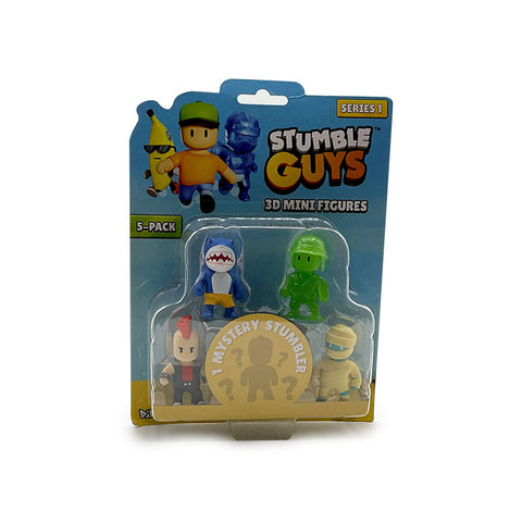 Stumble Guys 3D Figurines-Blister 5pcs ASST